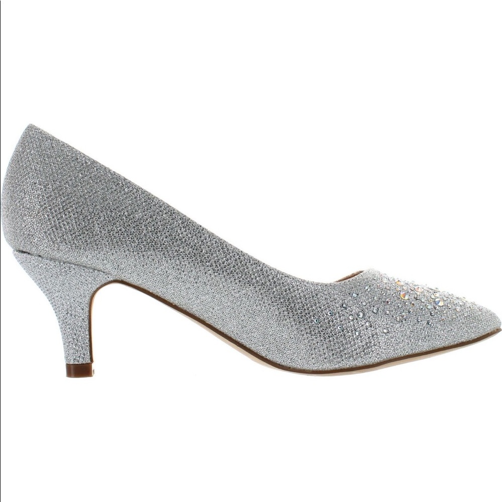Low Sparkly Stunning Party Heel - Picture 3 of 3
